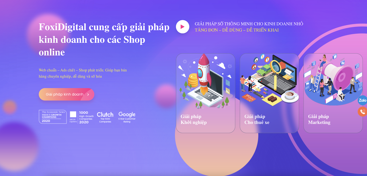 FoxiDigital – Dịch vụ thiết kế web bán hàng online chuẩn SEO và giải pháp số toàn diện cho shop/doanh nghiệp nhỏ