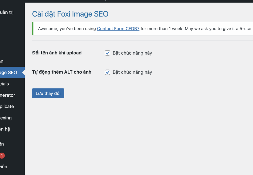 Plugin Foxi Image SEO – Giải pháp tối ưu hình ảnh WordPress cho SEO toàn diện