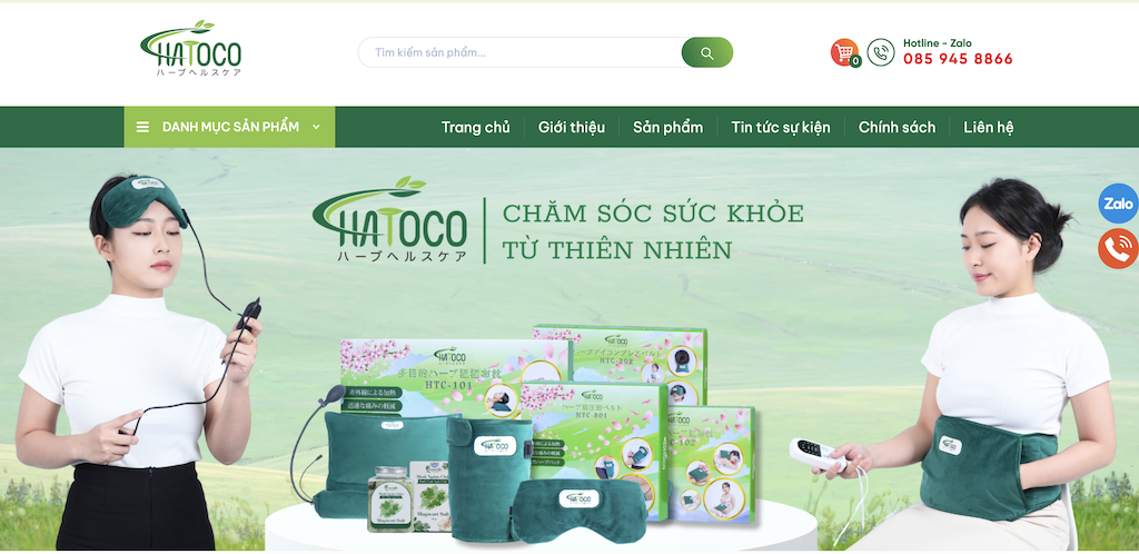 Thiết kế website hatoco.com – Nền tảng số vững chắc cho doanh nghiệp thời trang công sở